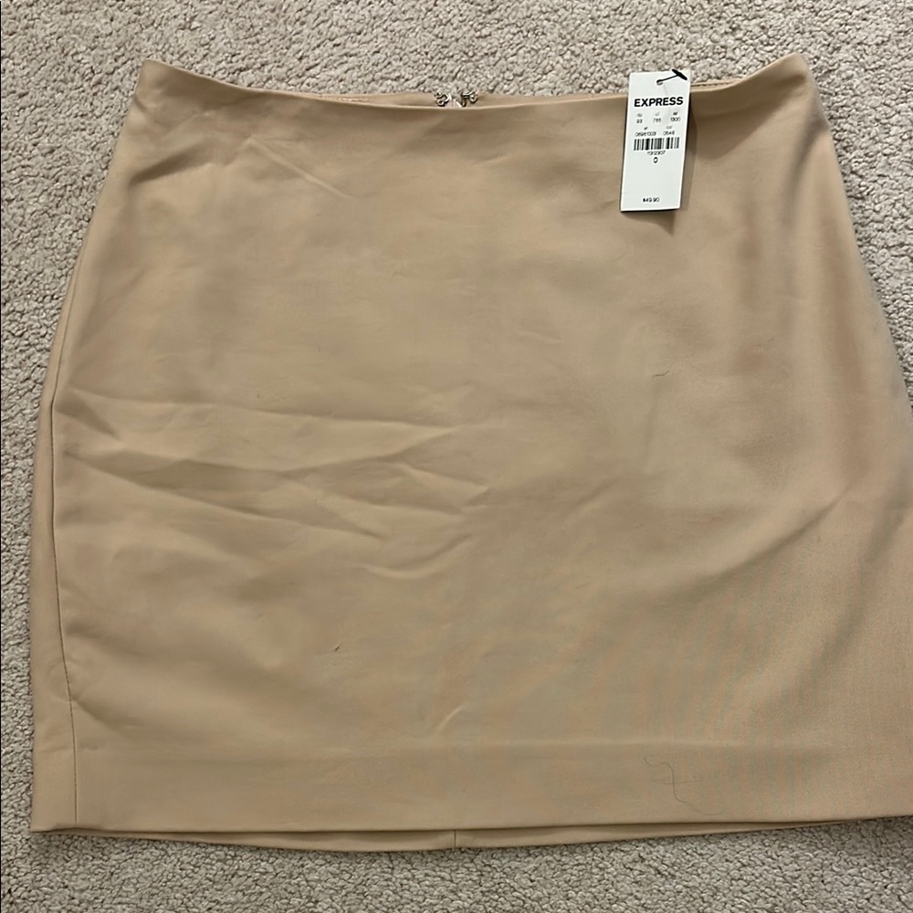 Express Women's Beige Pencil Skirt